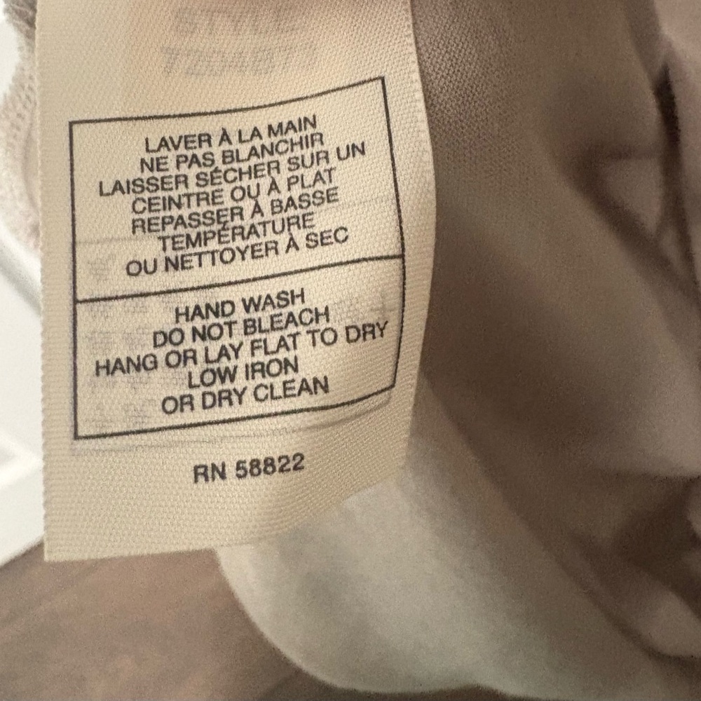 Max Studio Taupe Short Sleeve Tee - Picture 6 of 10